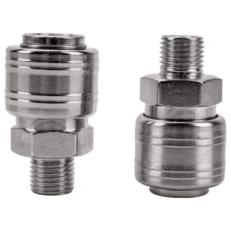 Муфта универсальная быстросъемная (мама) STELS 1/4" 2шт. 57051