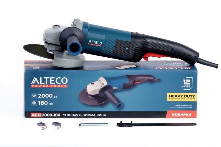 Угловая шлифмашина ALTECO Heavy Duty AGH 2000-180