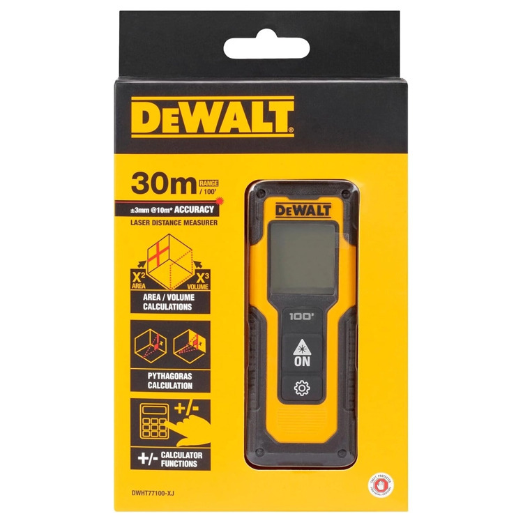 Дальномер лазерный DeWALT DWHT77100-XJ