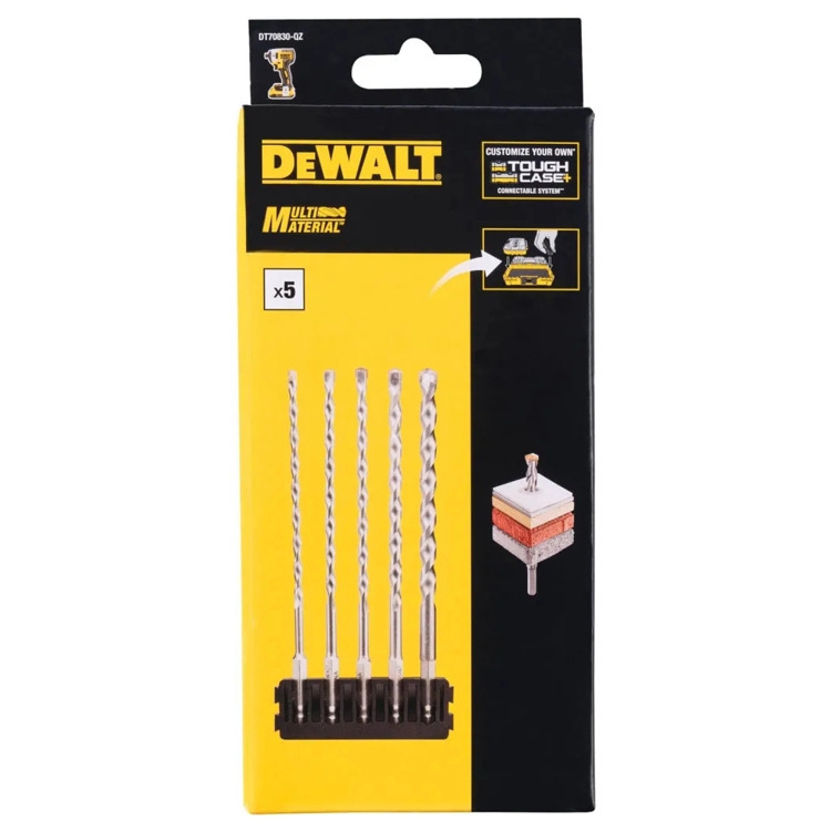 Набор универсальных сверл DeWALT 4-8мм 5шт. DT70830-QZ