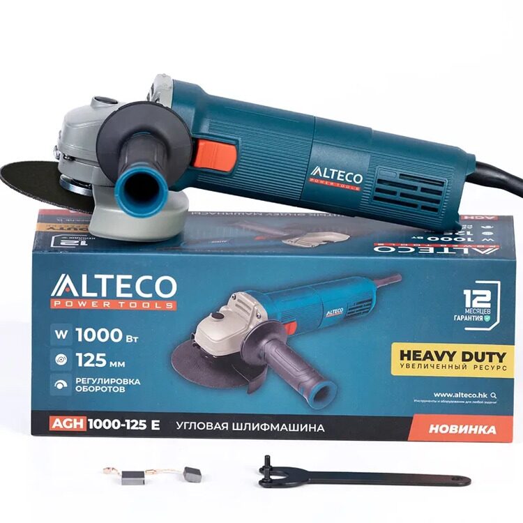 Угловая шлифмашина ALTECO Heavy Duty AGH 1000-125 E