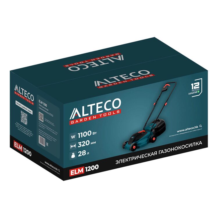 Газонокосилка электрическая ALTECO ELM 1200